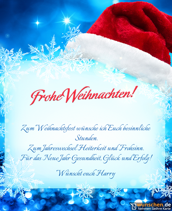 Fur Das Neue Jahr Gesundheit Gluck Und Erfolg Fertig Weihnachtskarte